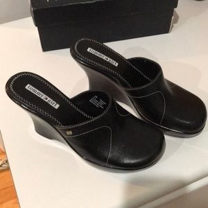 Black clogs